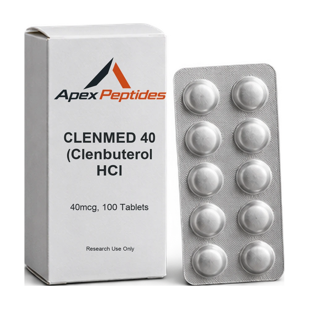 CLENMED 40 (Clenbuterol HCl 40mcg, 100 Tablets) — Apex Peptides