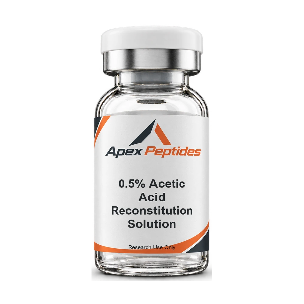 0.5% Acetic Acid Reconstitution Solution — Apex Peptides