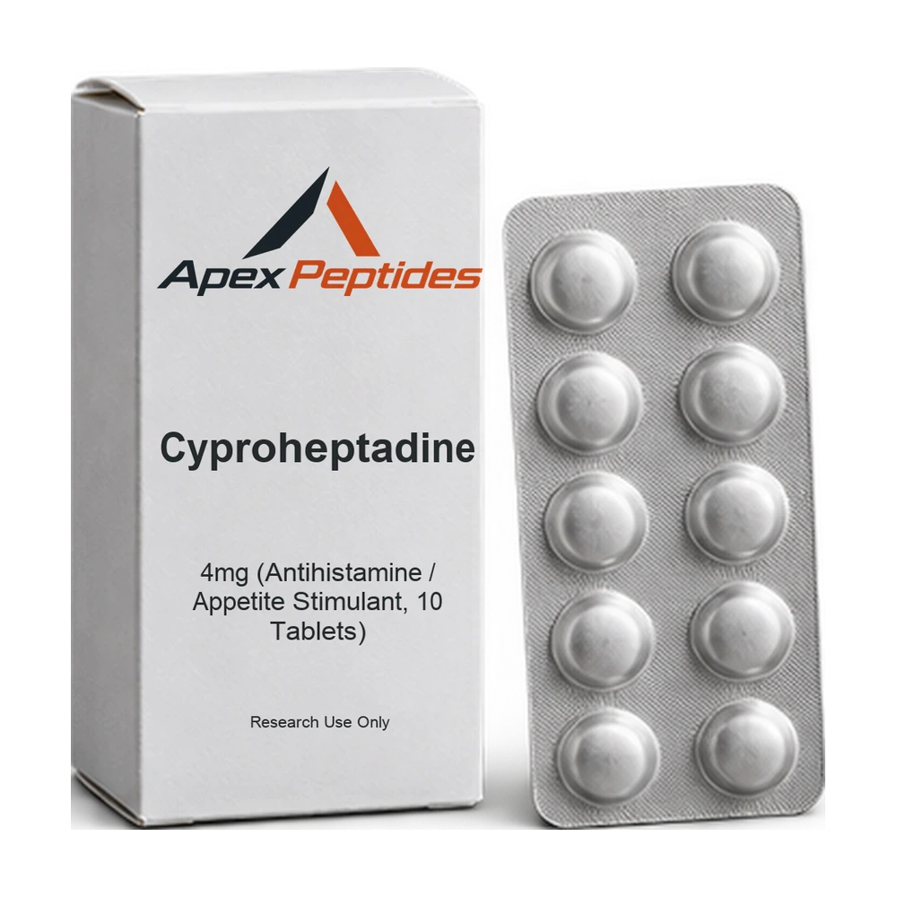 Cyproheptadine 4mg (Antihistamine / Appetite Stimulant, 10 Tablets) — Apex Peptides