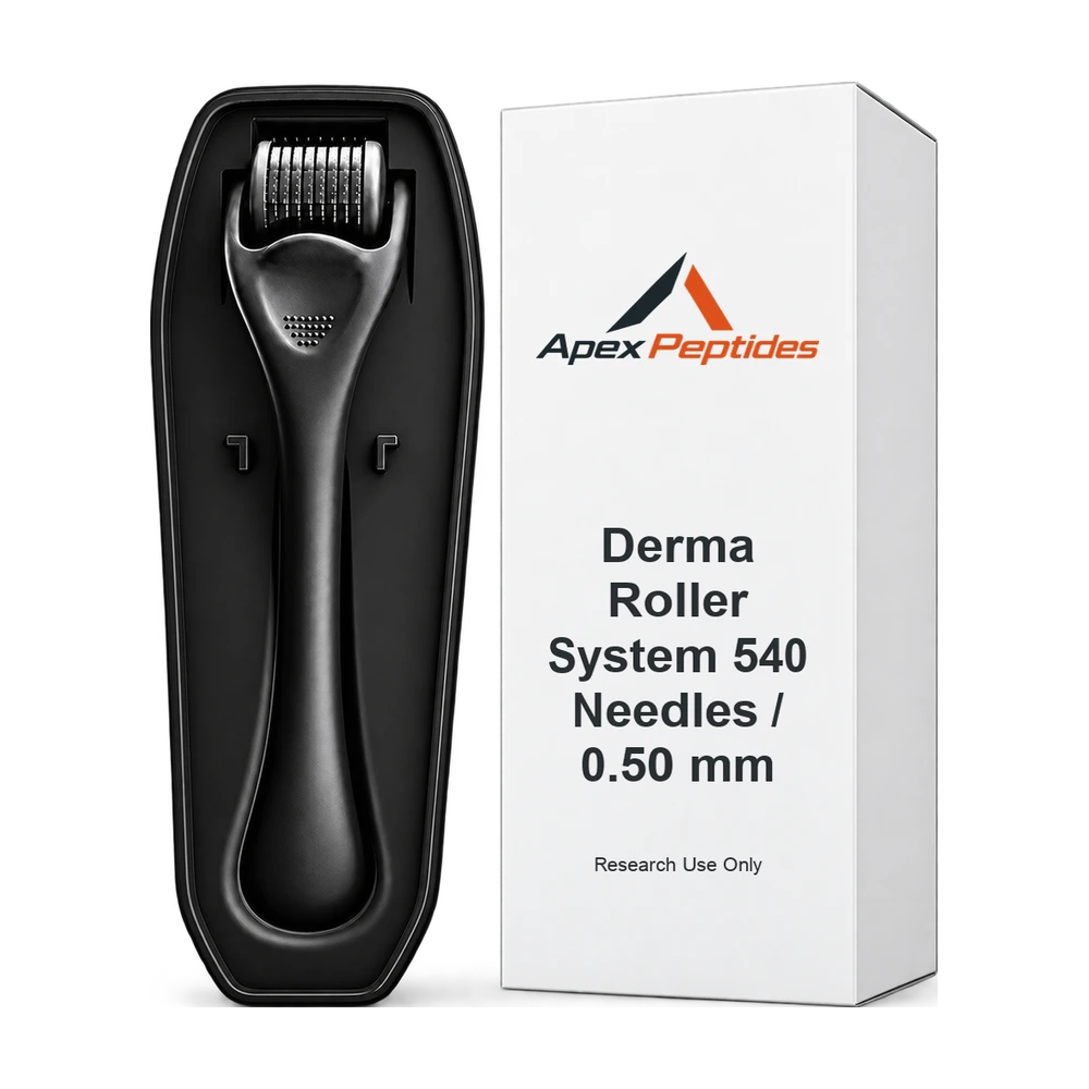 Apex Peptides Derma Roller System — 540 needles, 0.50 mm
