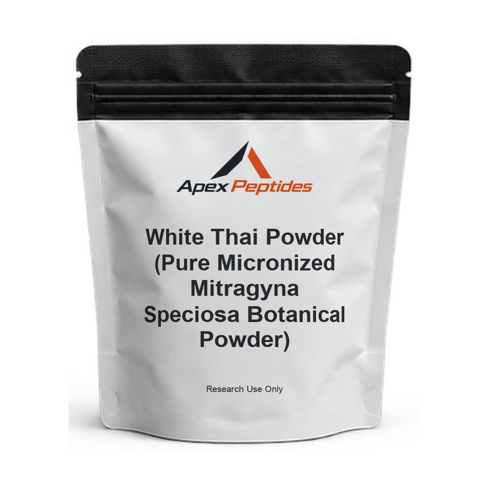 White Thai Powder (Pure Micronized Mitragyna Speciosa Botanical Powder) — Apex Peptides
