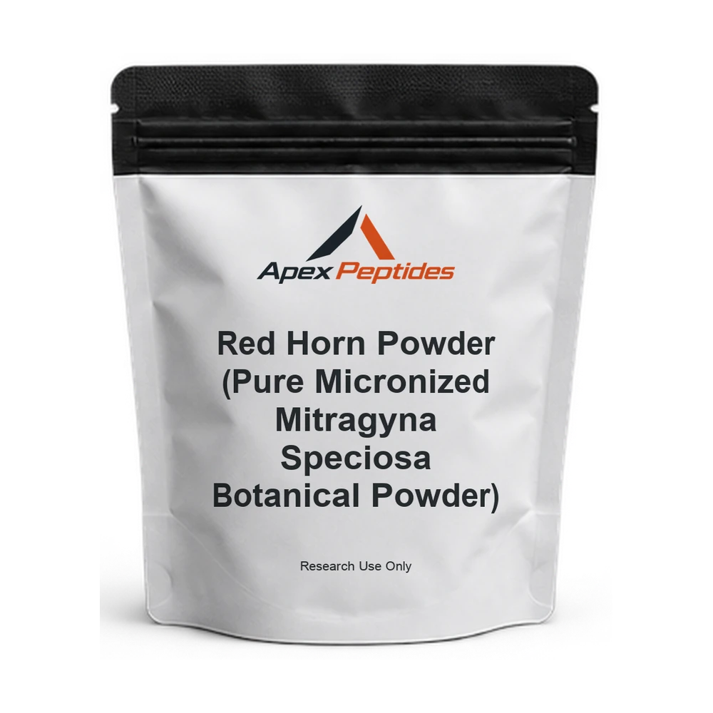 Red Horn Powder (Pure Micronized Mitragyna Speciosa Botanical Powder) — Apex Peptides