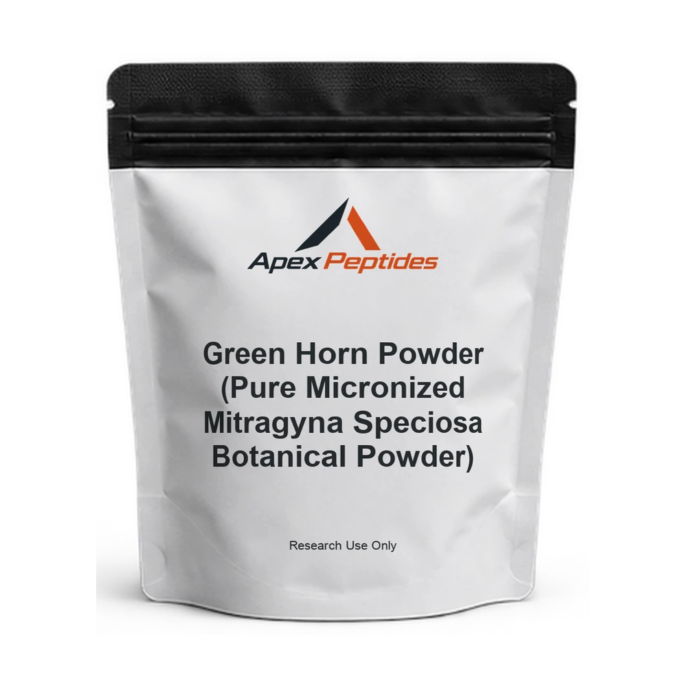 Green Horn Powder (Pure Micronized Mitragyna Speciosa Botanical Powder) — Apex Peptides