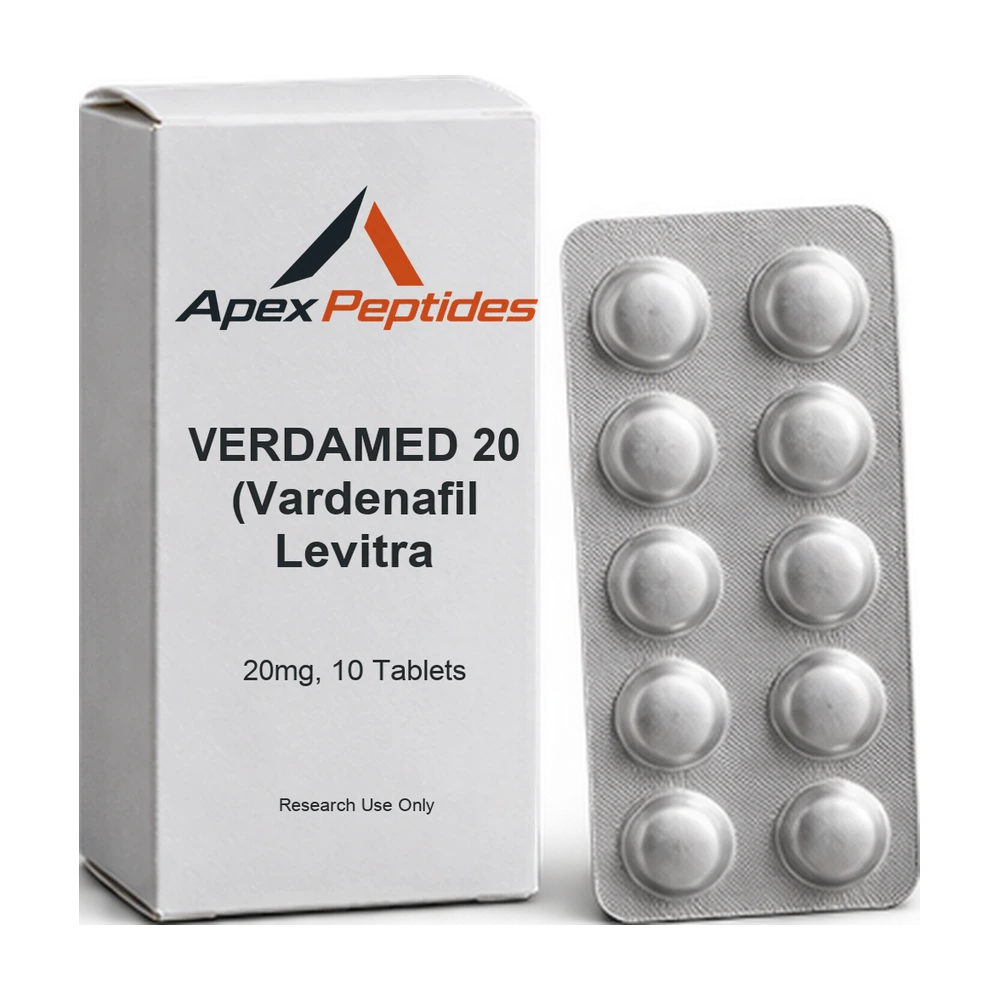 VERDAMED 20 (Vardenafil Levitra 20mg, 10 Tablets) — Apex Peptides
