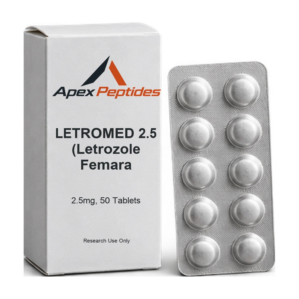 LETROMED 2.5 (Letrozole Femara 2.5mg, 50 Tablets) — Apex Peptides