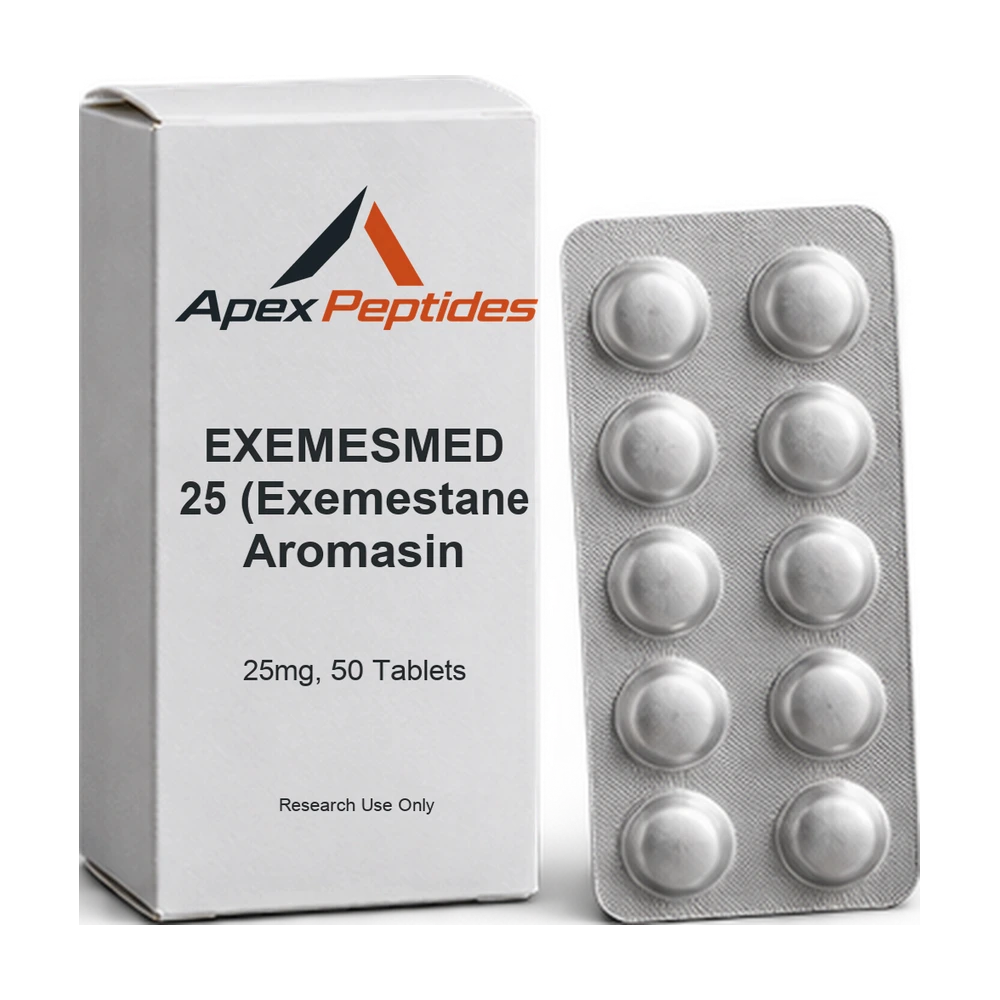 EXEMESMED 25 (Exemestane Aromasin 25mg, 50 Tablets) — Apex Peptides