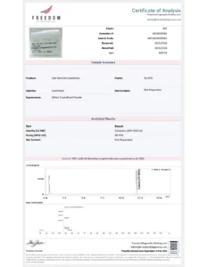 GW-501516 (Cardarine), (10mg/capsule) 60 Capsules lab report