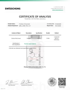 Phenibut HCL (250mg/capsule), 60 Capsules lab report